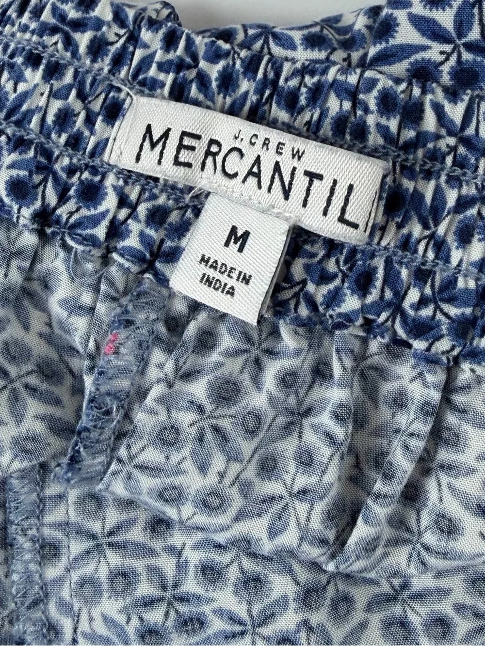 J Crew Shorts Womens Medium Blue Easy Pull On Drawstring Stretch Waist L1986